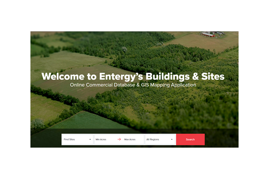 Entergy's Site Selection Center homepage